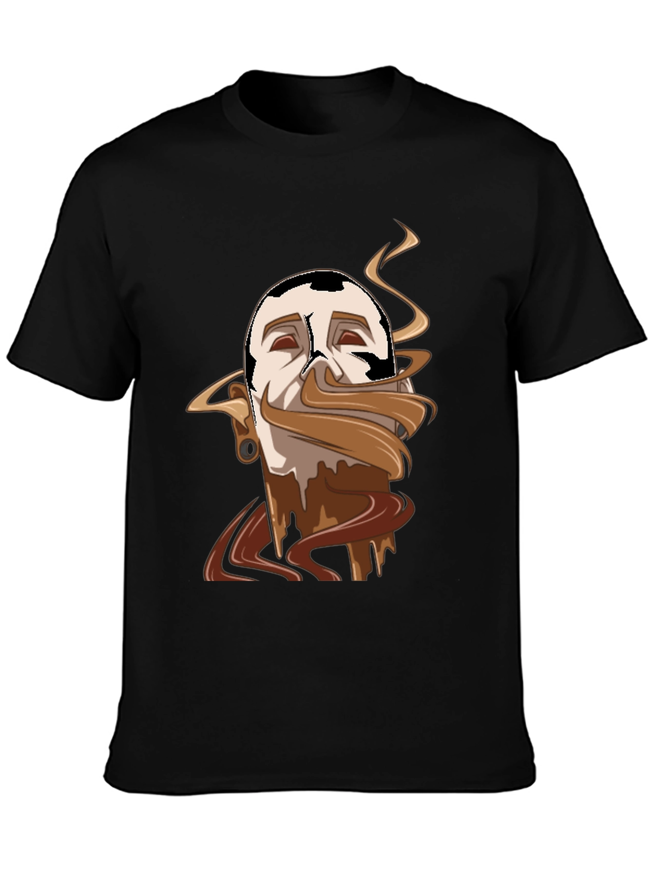 Chocolate Lover Tee - Melted Mustache Design