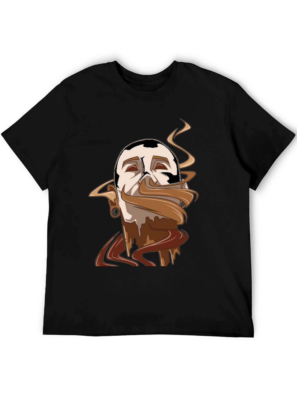 Chocolate Lover Tee - Melted Mustache Design