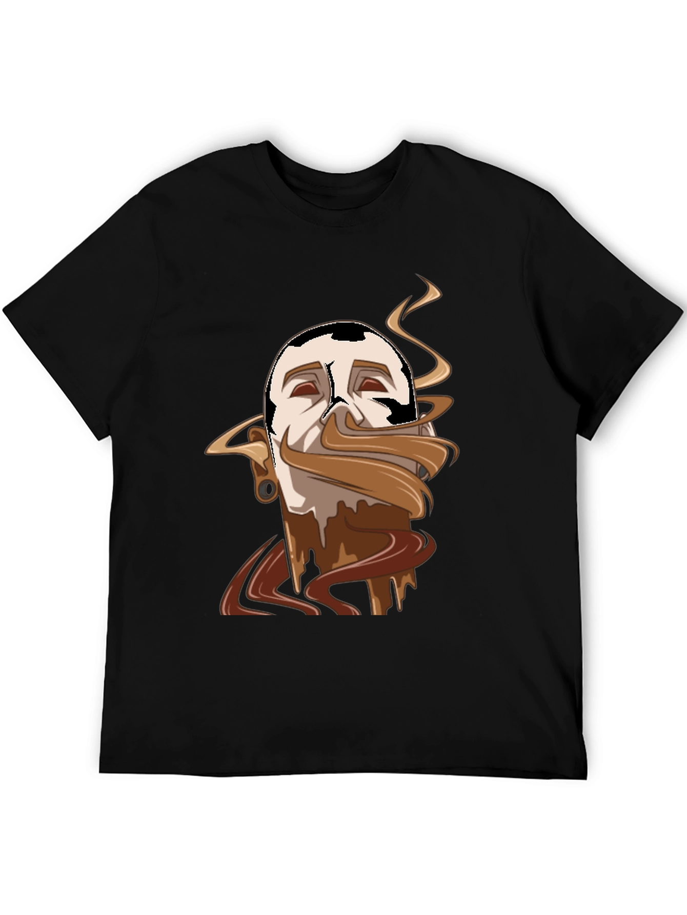 Chocolate Lover Tee - Melted Mustache Design
