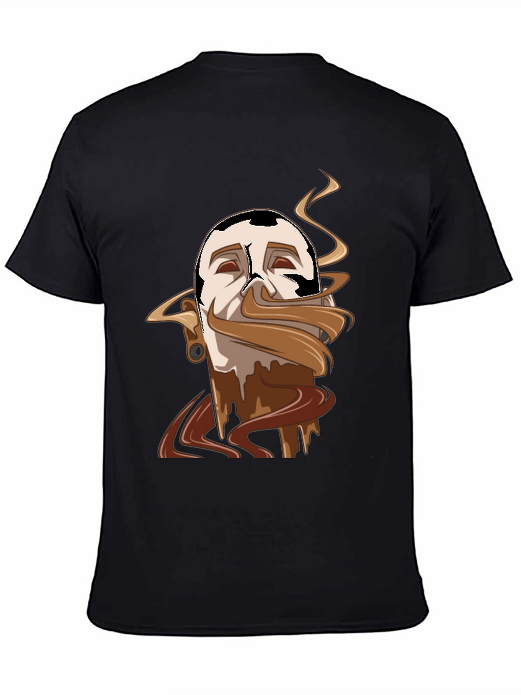 Chocolate Lover Tee - Melted Mustache Design