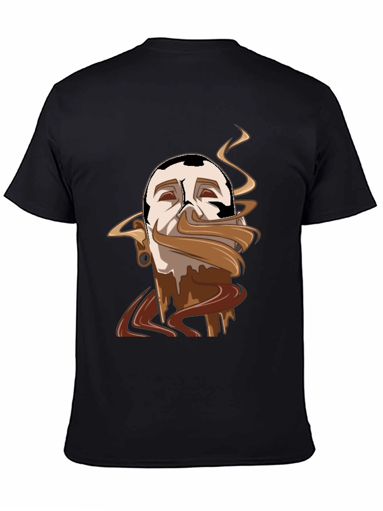 Chocolate Lover Tee - Melted Mustache Design