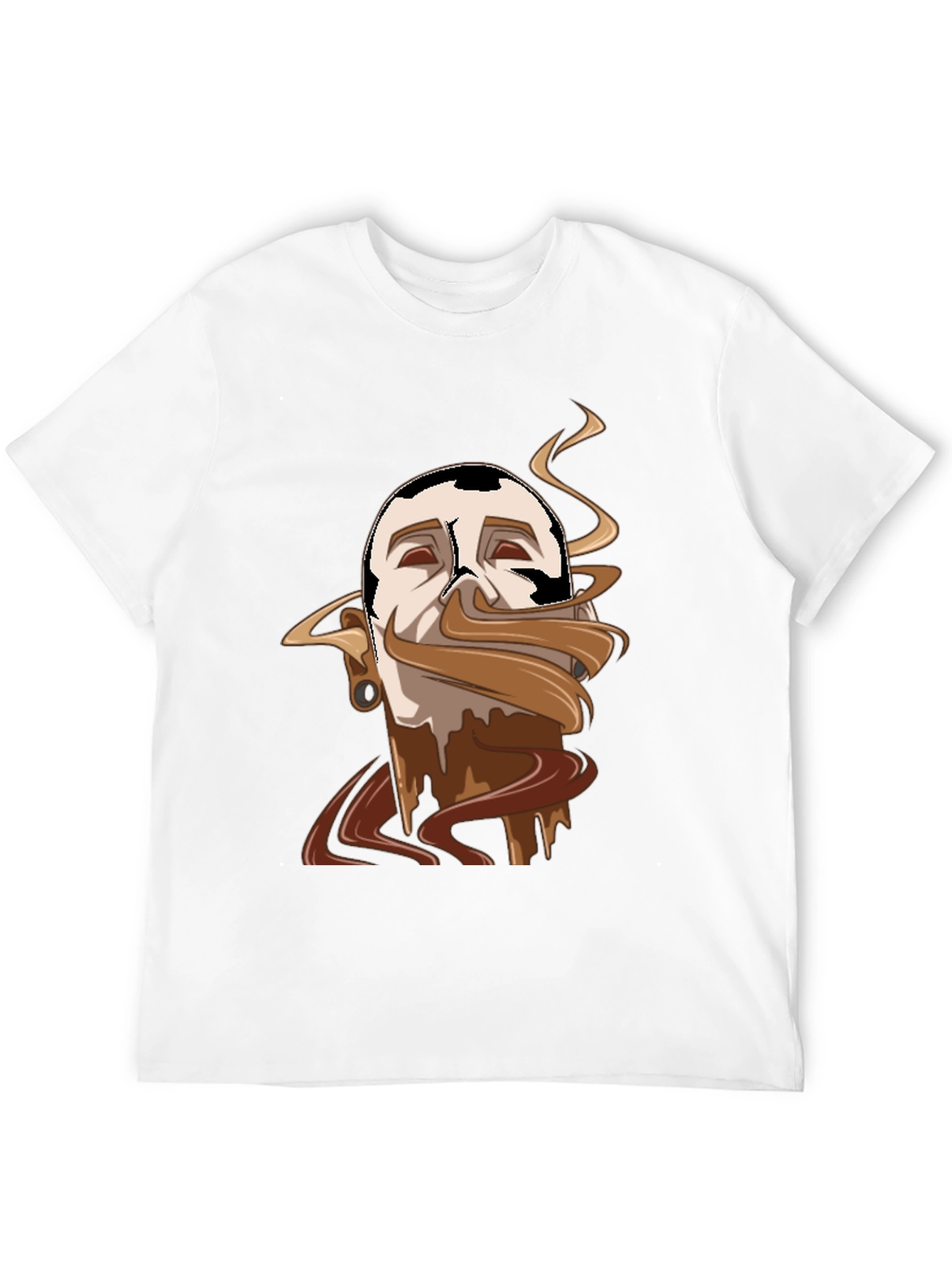 Chocolate Lover Tee - Melted Mustache Design