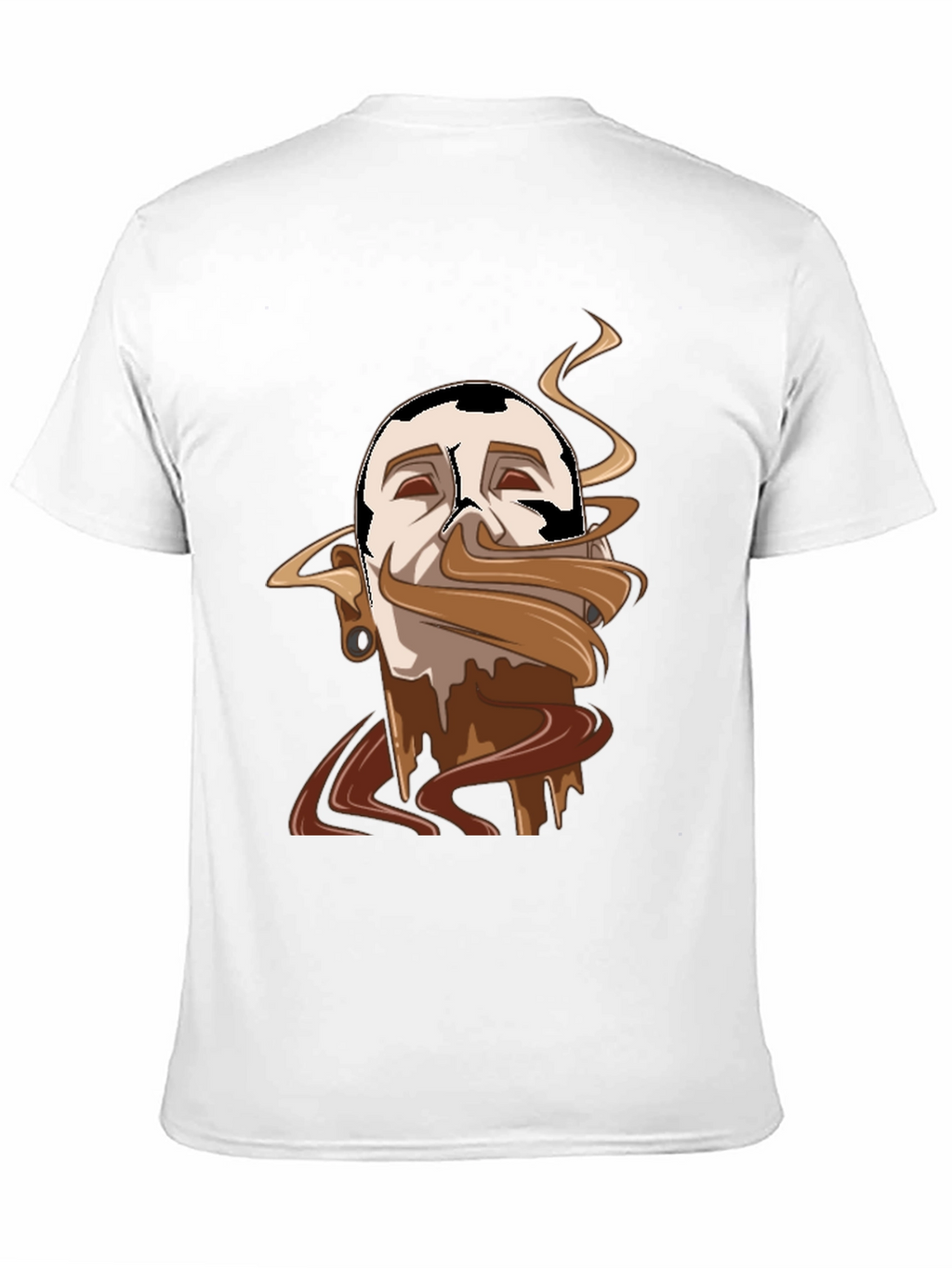 Chocolate Lover Tee - Melted Mustache Design