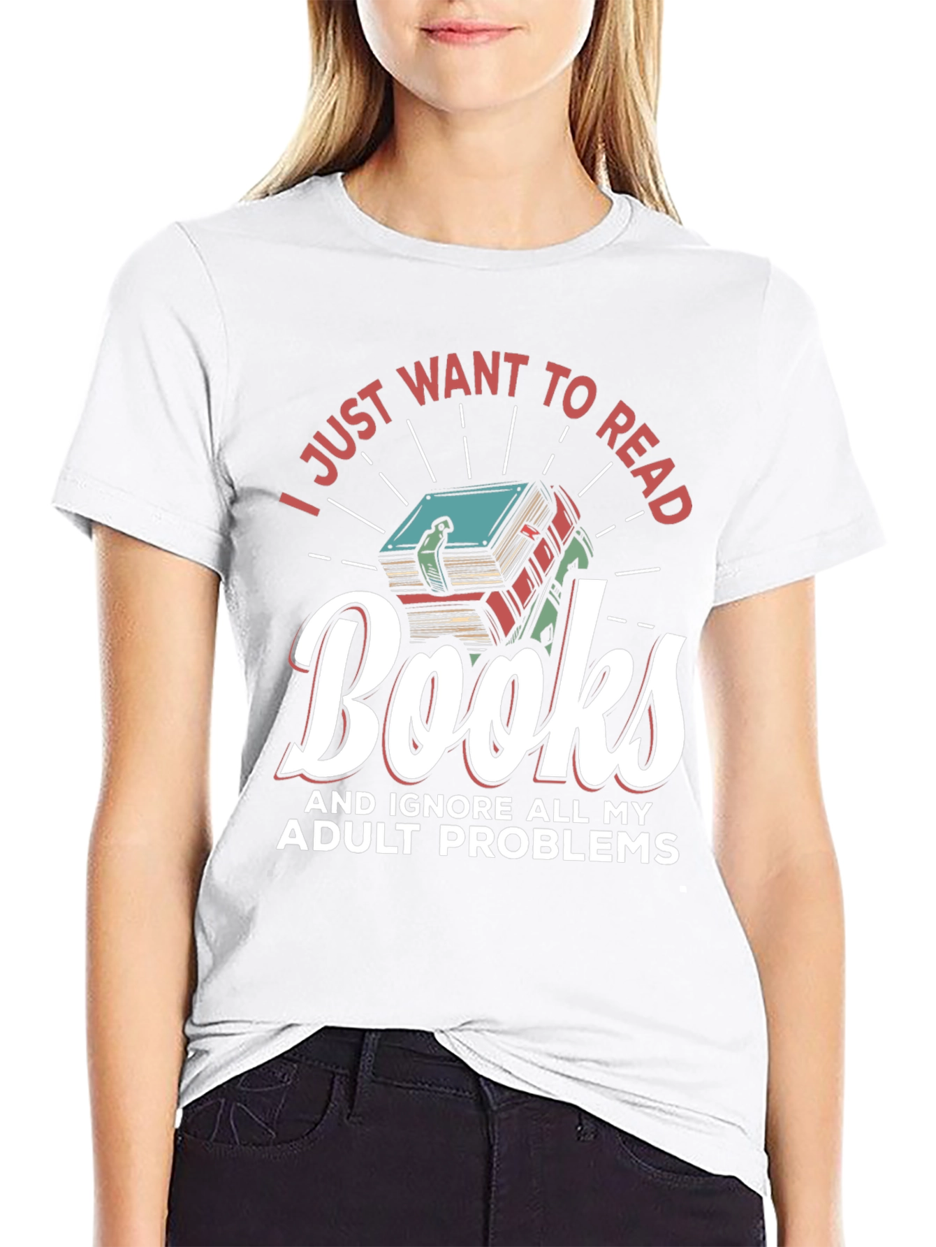 Book Lover Tee: I Just Want To Read