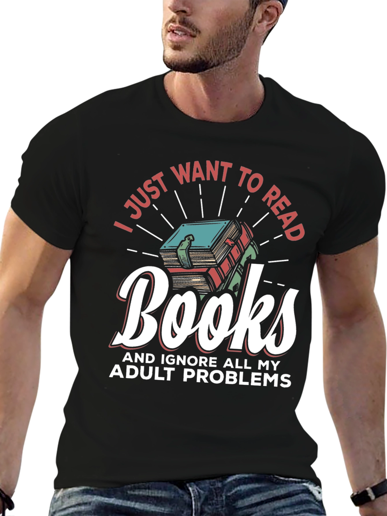Book Lover Tee: I Just Want To Read