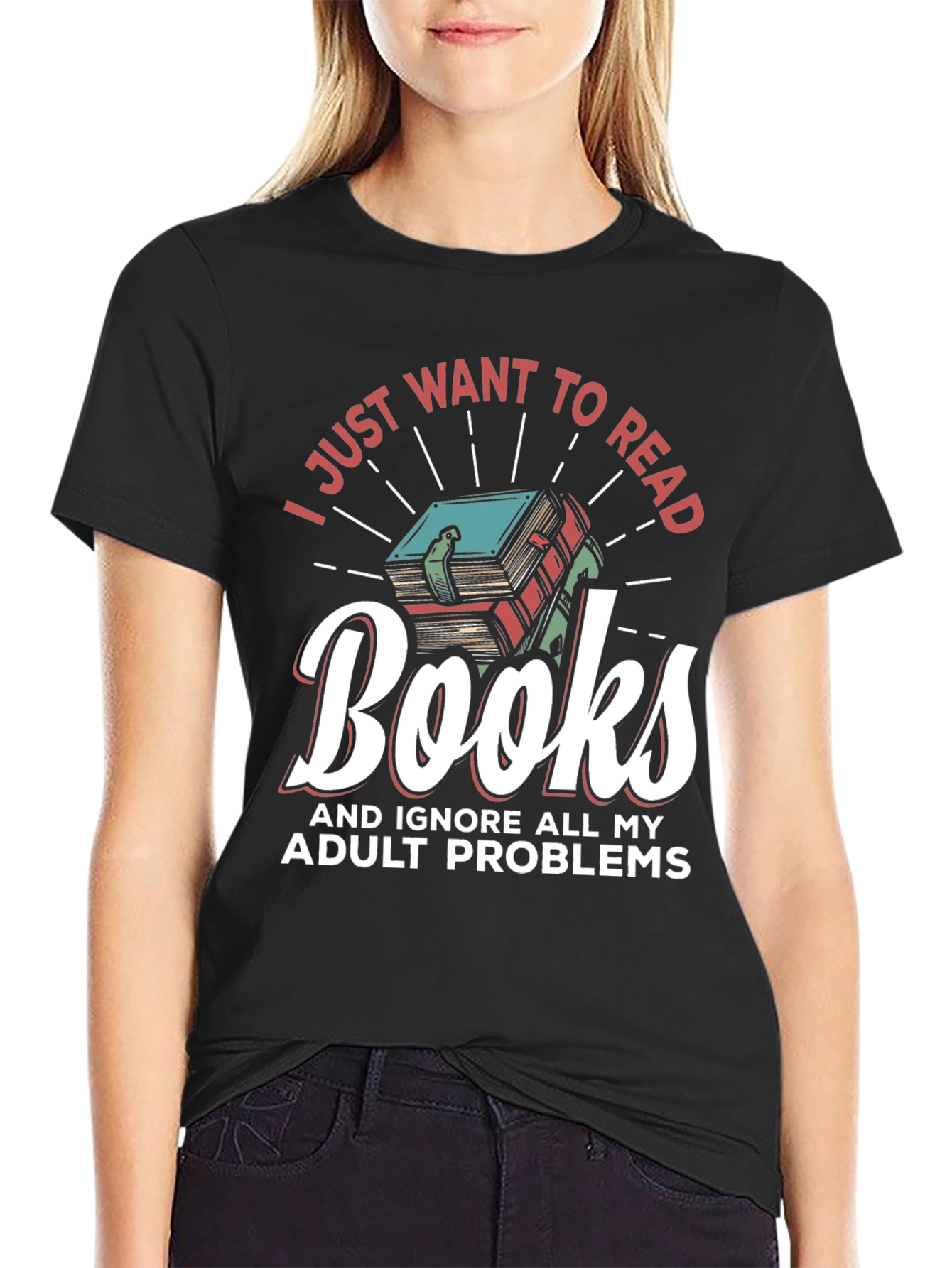Book Lover Tee: I Just Want To Read