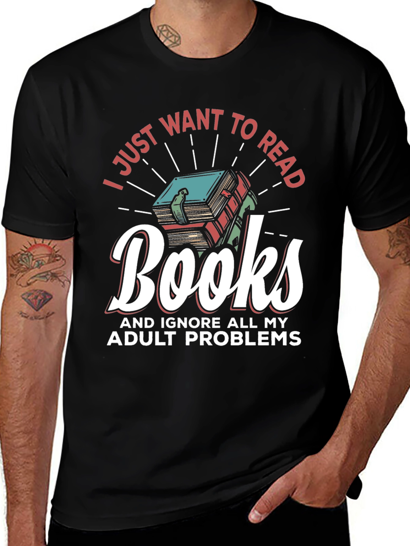 Book Lover Tee: I Just Want To Read