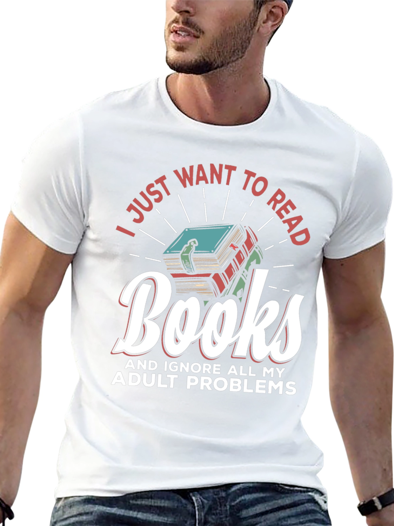 Book Lover Tee: I Just Want To Read