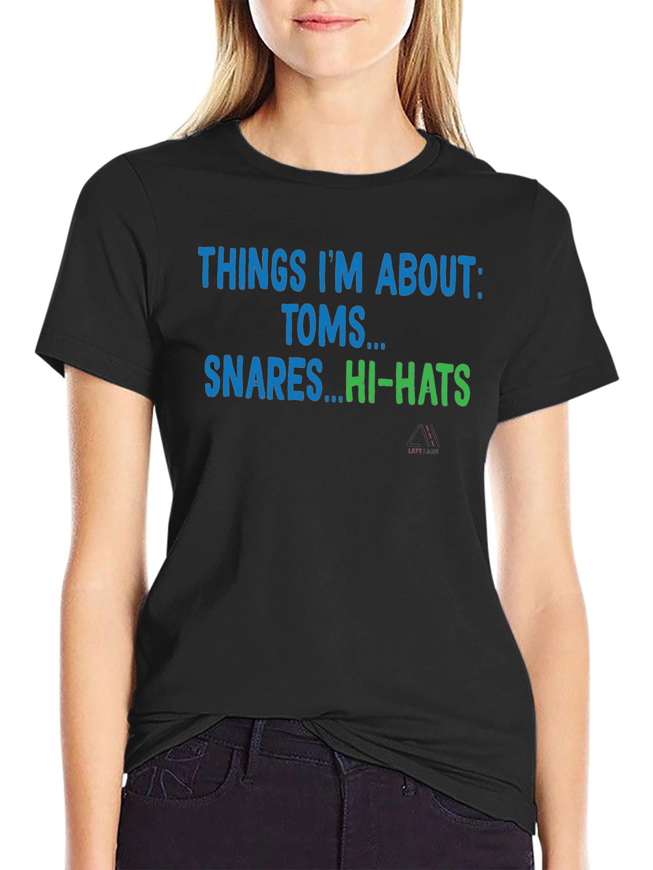 Drummer T-Shirt - Things Im About: Toms Snares Hi-Hats