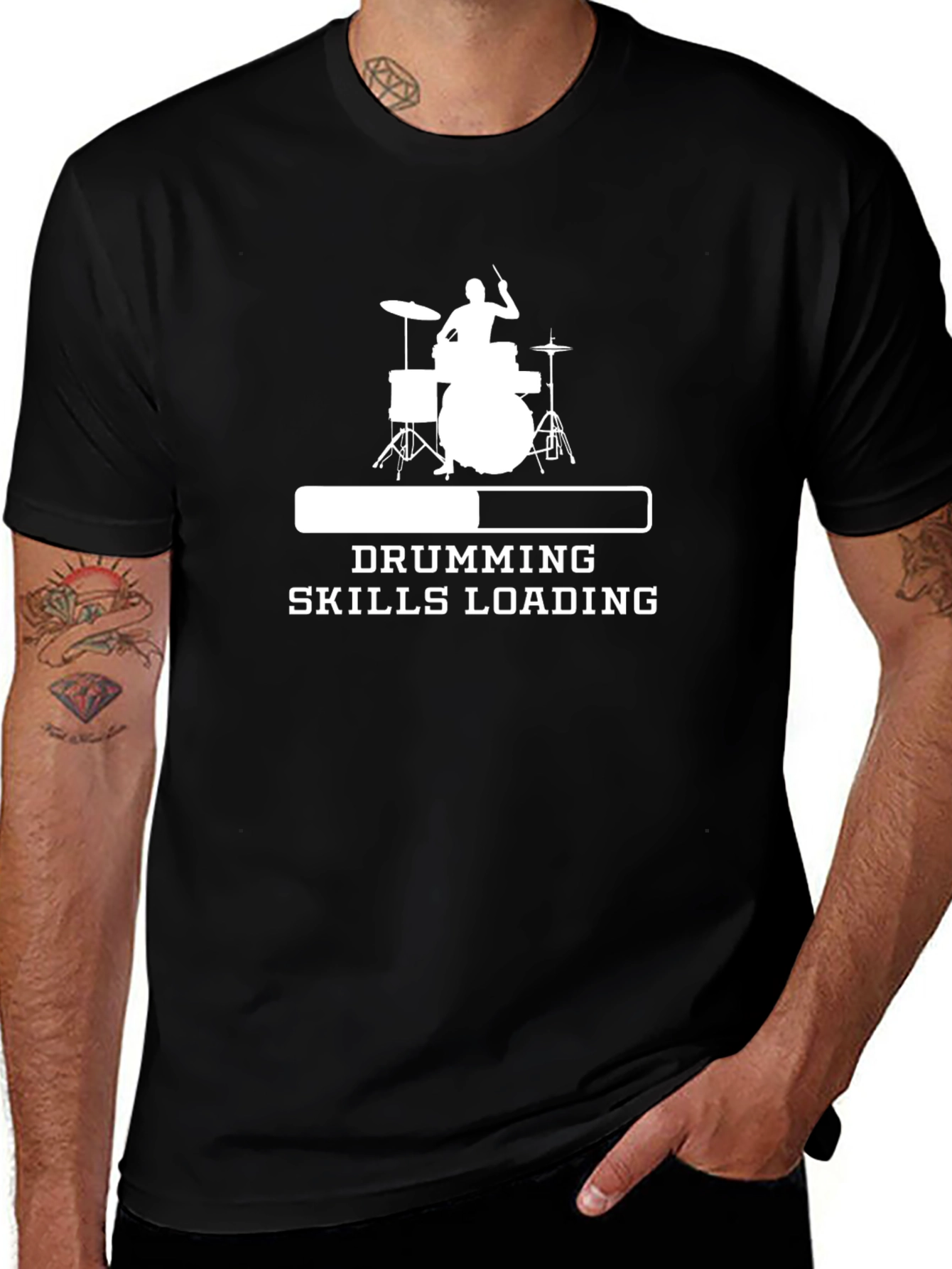 Drumming Skills Loading Graphic Tee