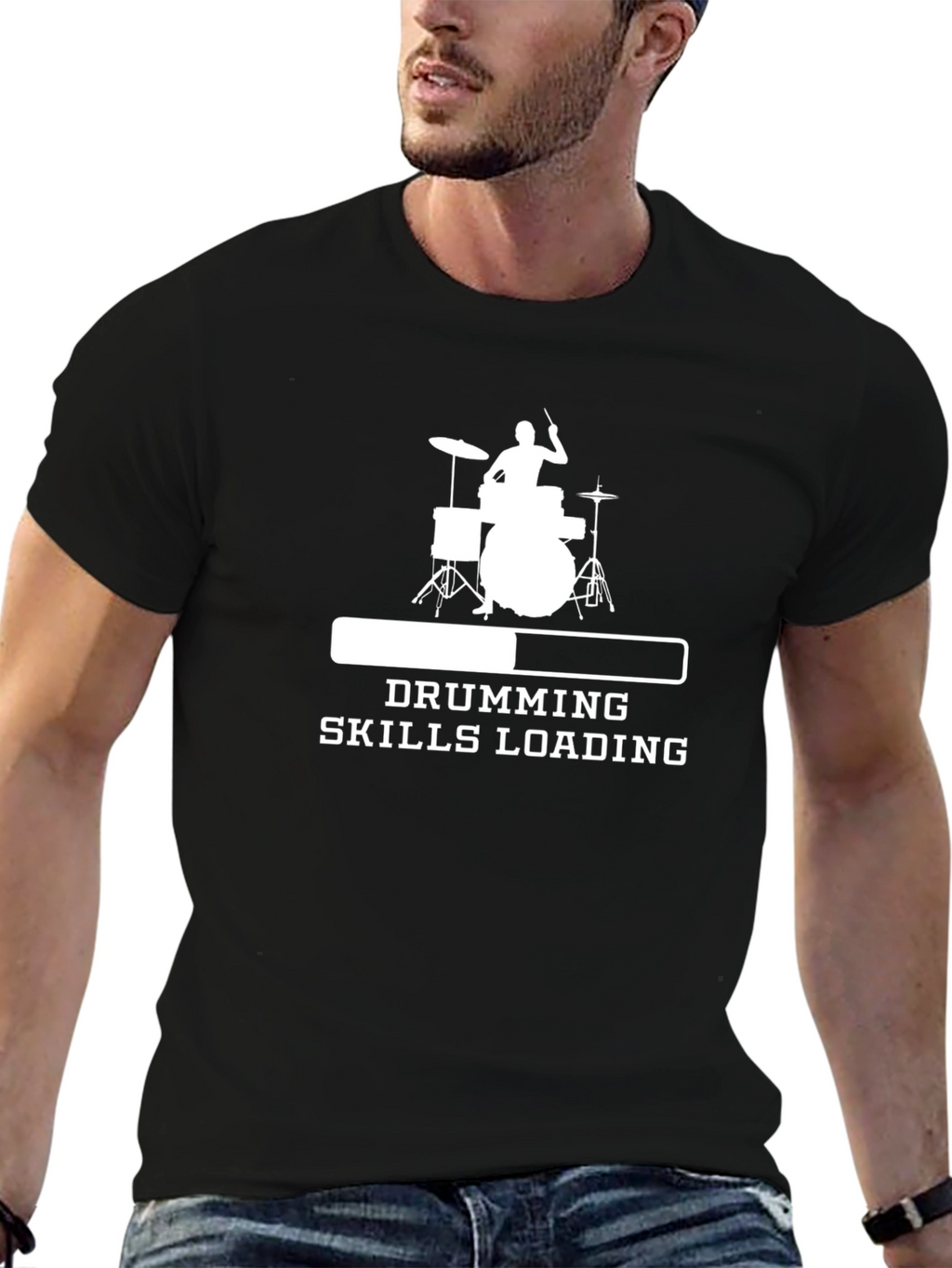 Drumming Skills Loading Graphic Tee