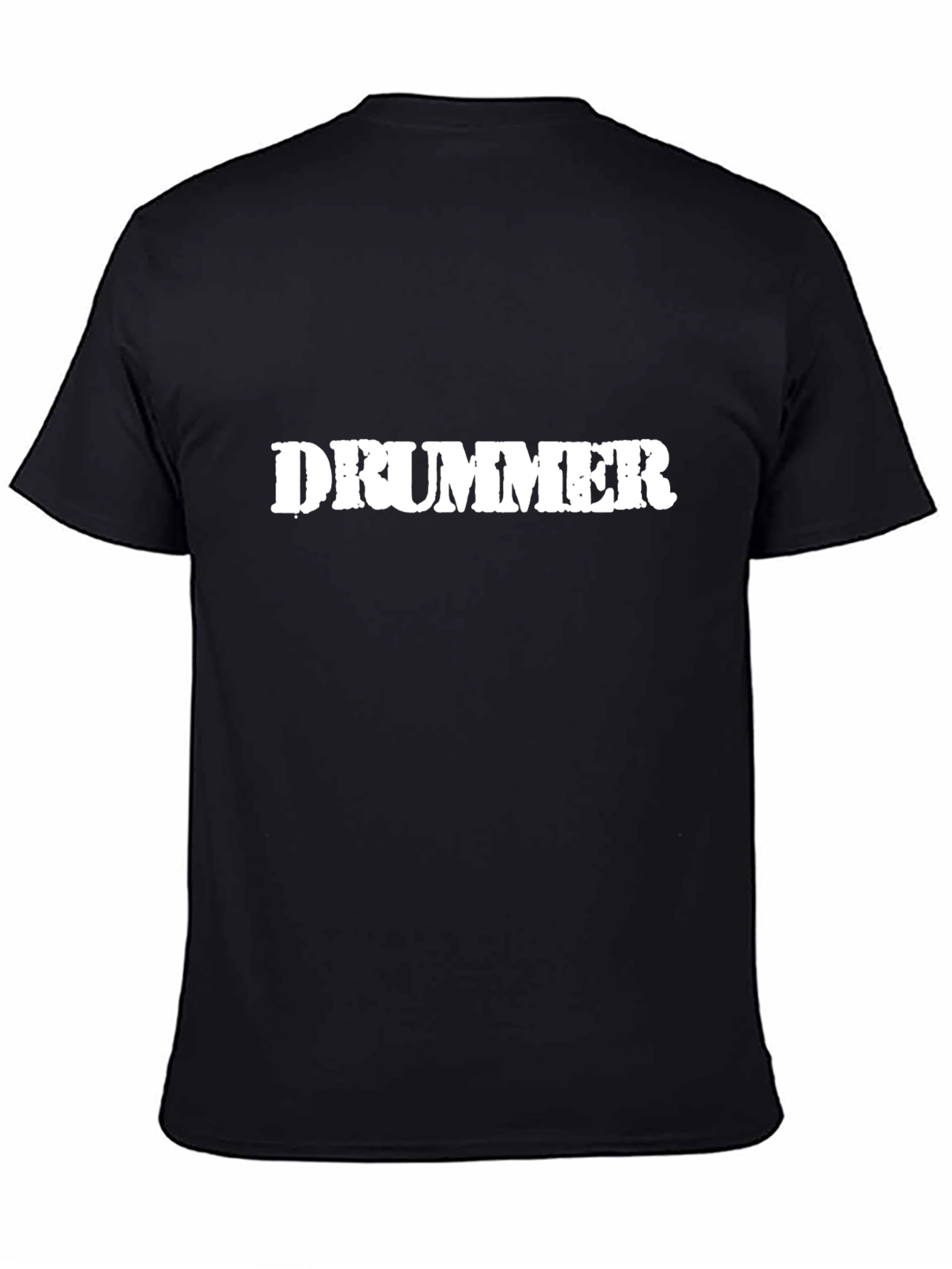 Drummer T-Shirt - Black Casual Tee