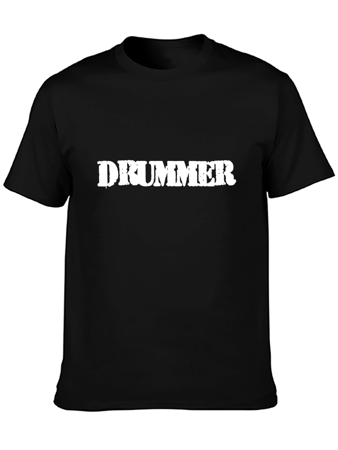Drummer T-Shirt - Black Casual Tee