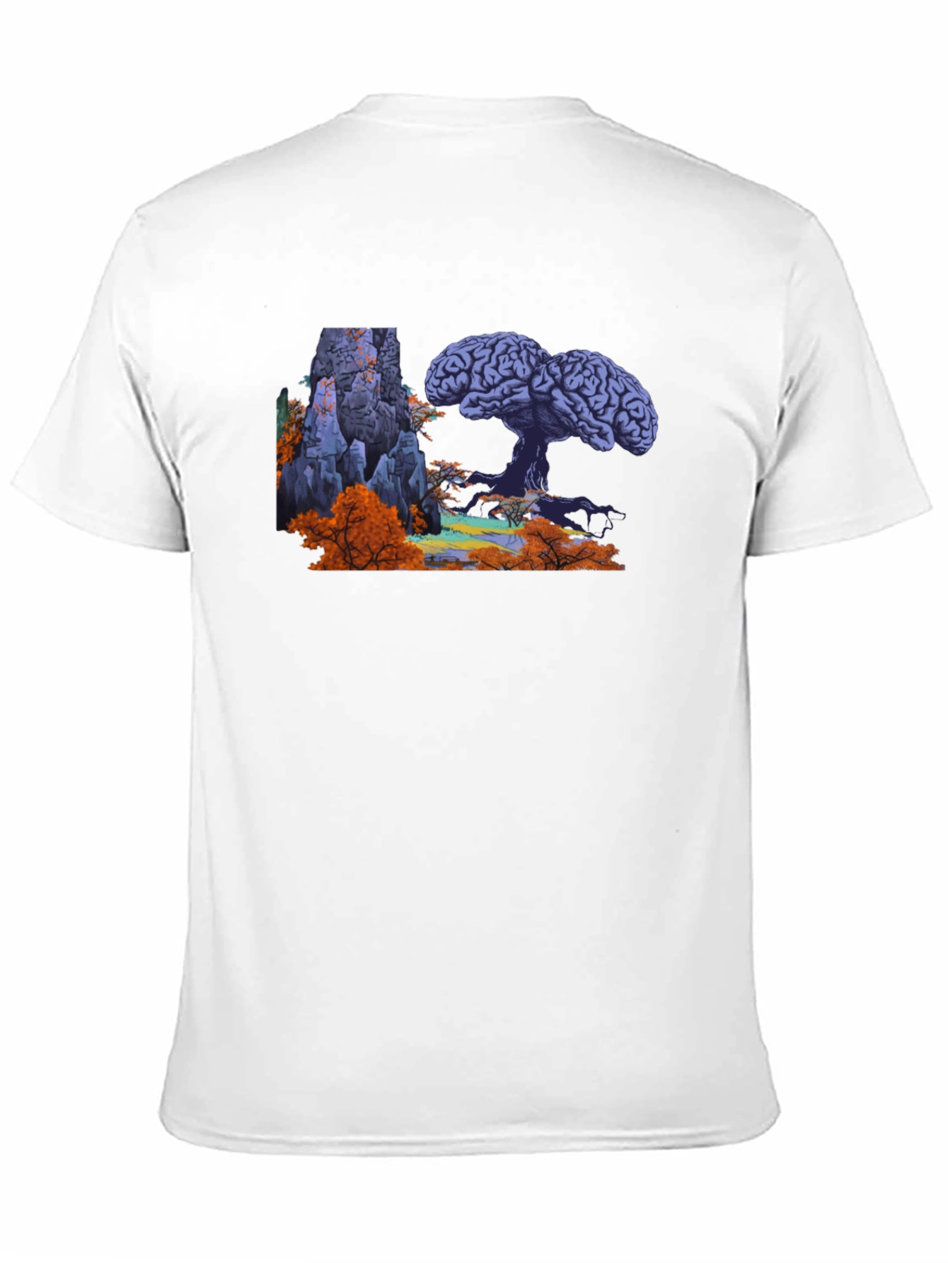 Brain Tree Graphic Tee - Unique Design