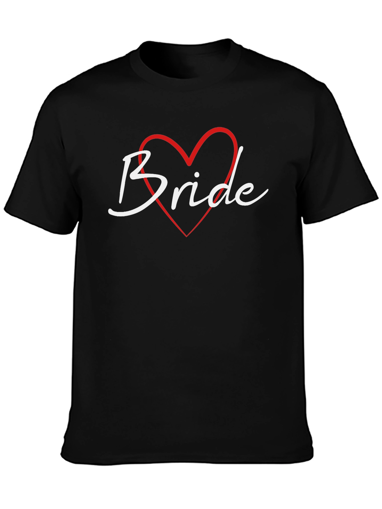 Bride Heart Graphic T-Shirt - Wedding Theme