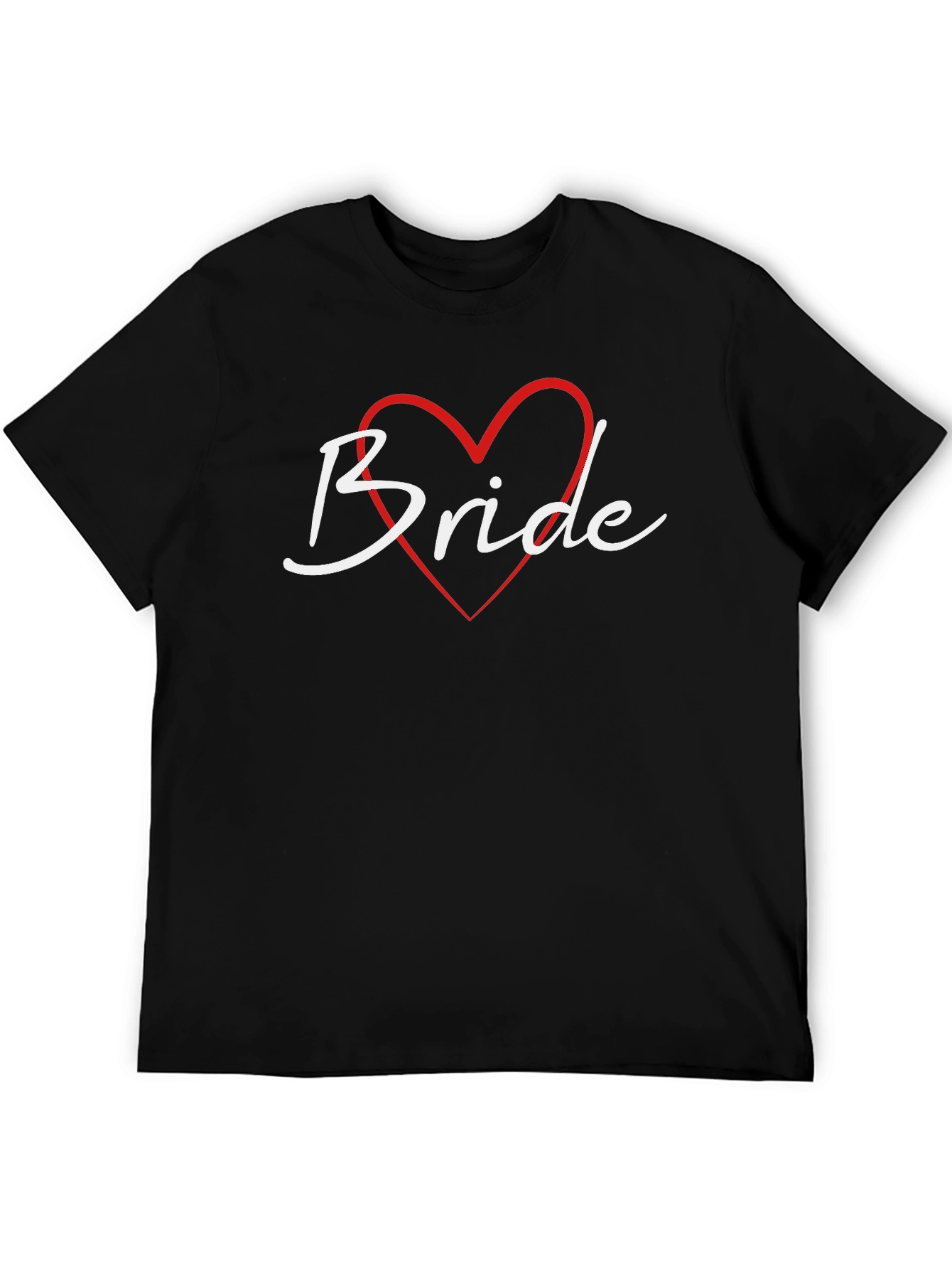 Bride Heart Graphic T-Shirt - Wedding Theme