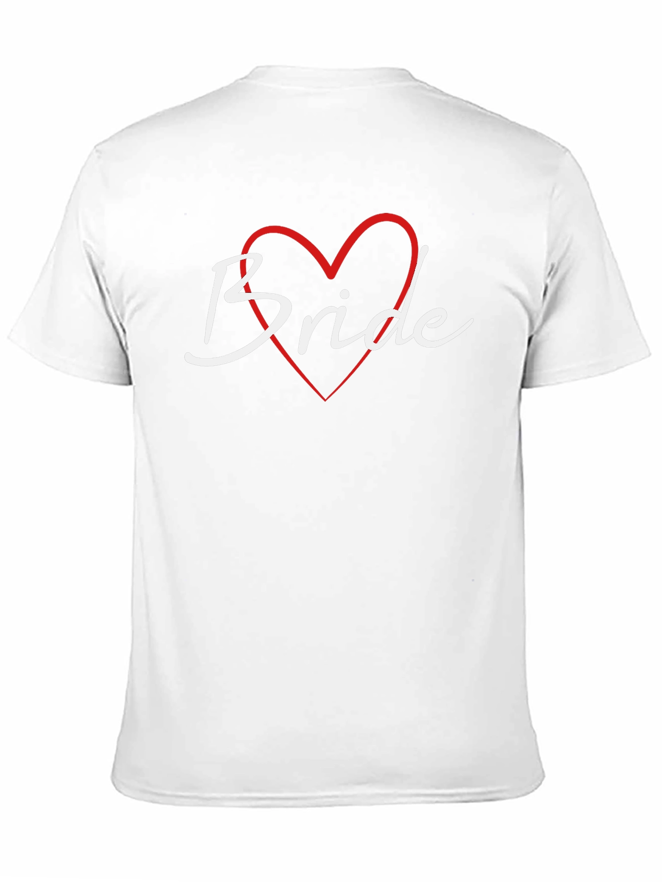 Bride Heart Graphic T-Shirt - Wedding Theme