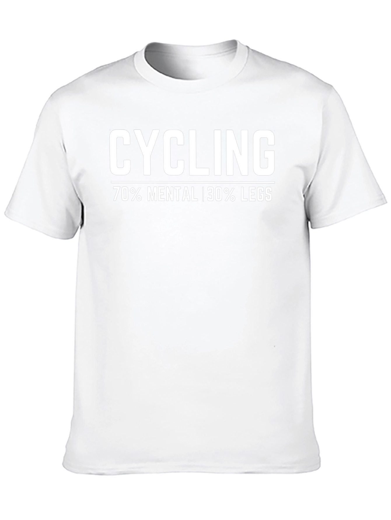 Cycling 70% Mental 30% Legs Graphic T-Shirt