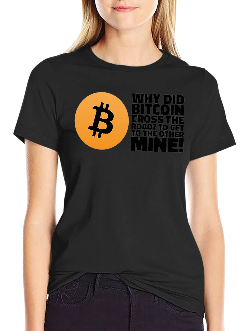 Bitcoin Crypto T-Shirt - Funny Mine Joke