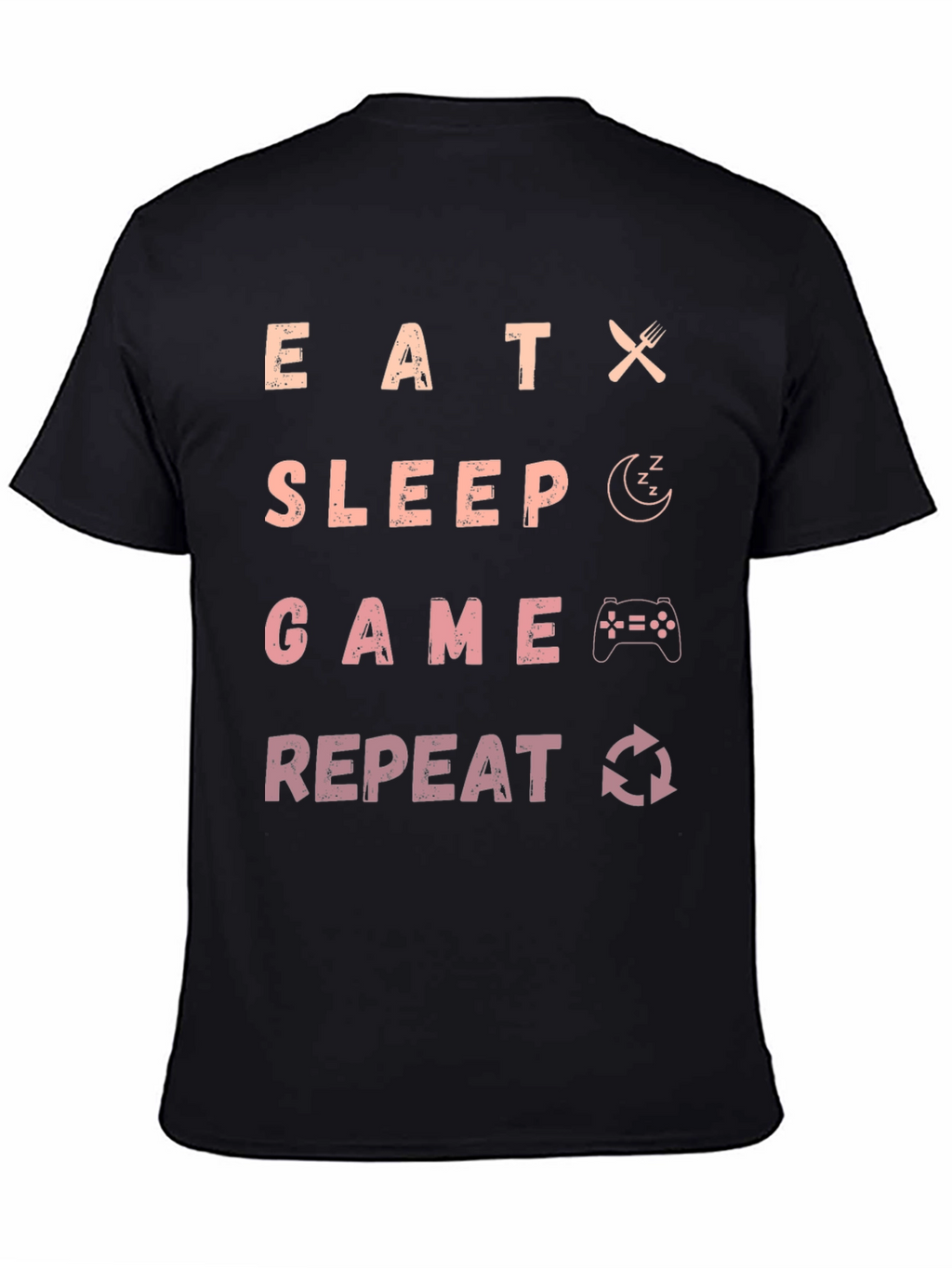 Eat Sleep Game Repeat T-Shirt