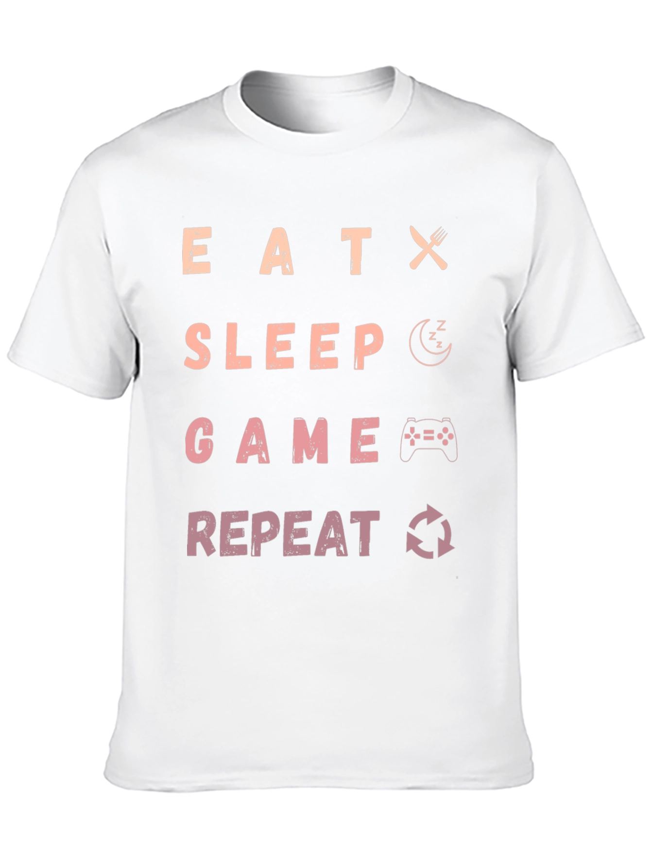 Eat Sleep Game Repeat T-Shirt