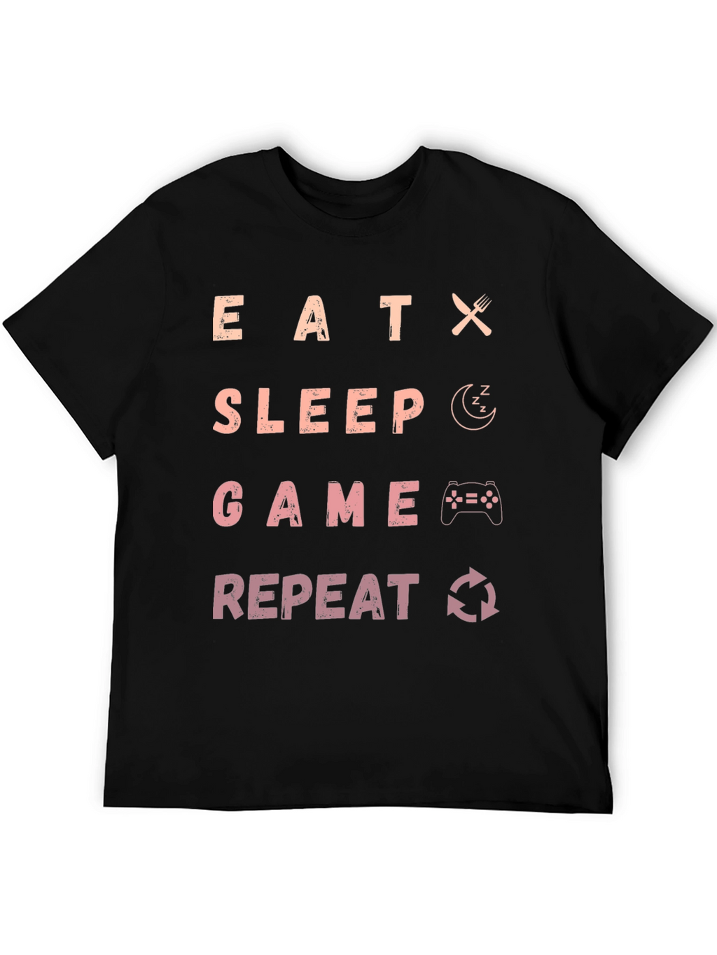 Eat Sleep Game Repeat T-Shirt