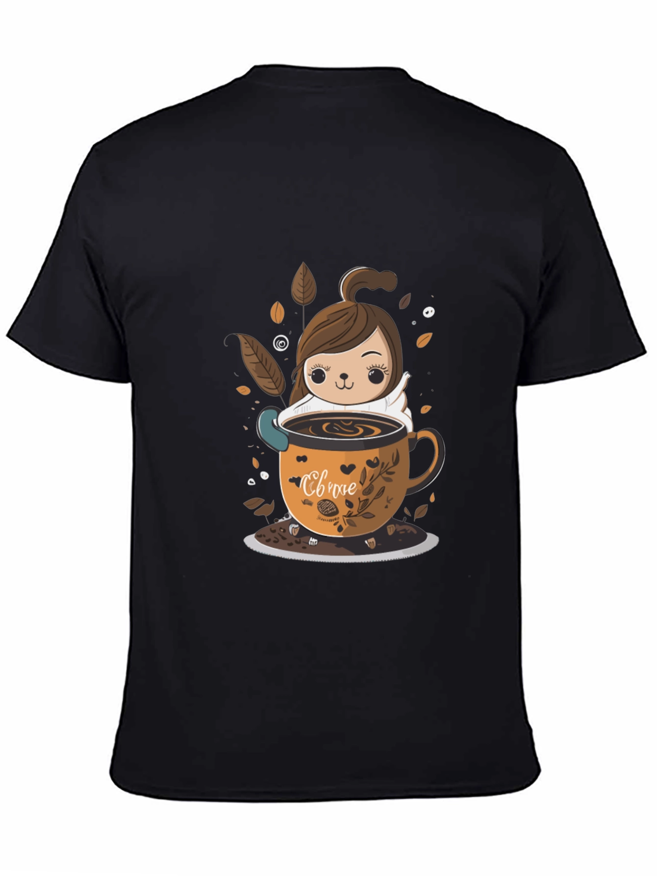 Cute Cartoon Coffee Lover T-Shirt