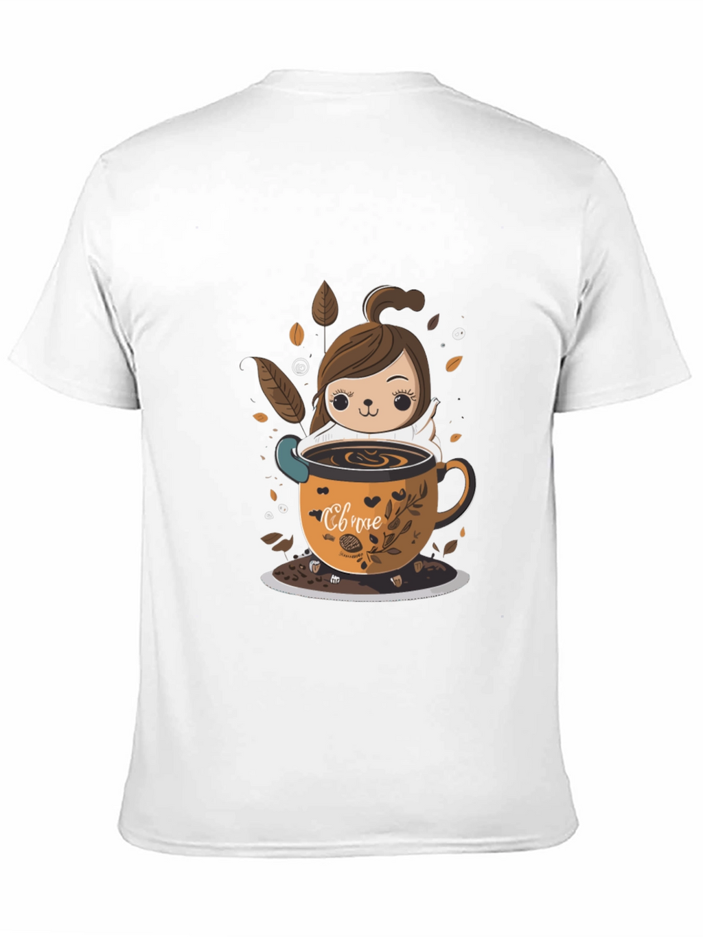 Cute Cartoon Coffee Lover T-Shirt