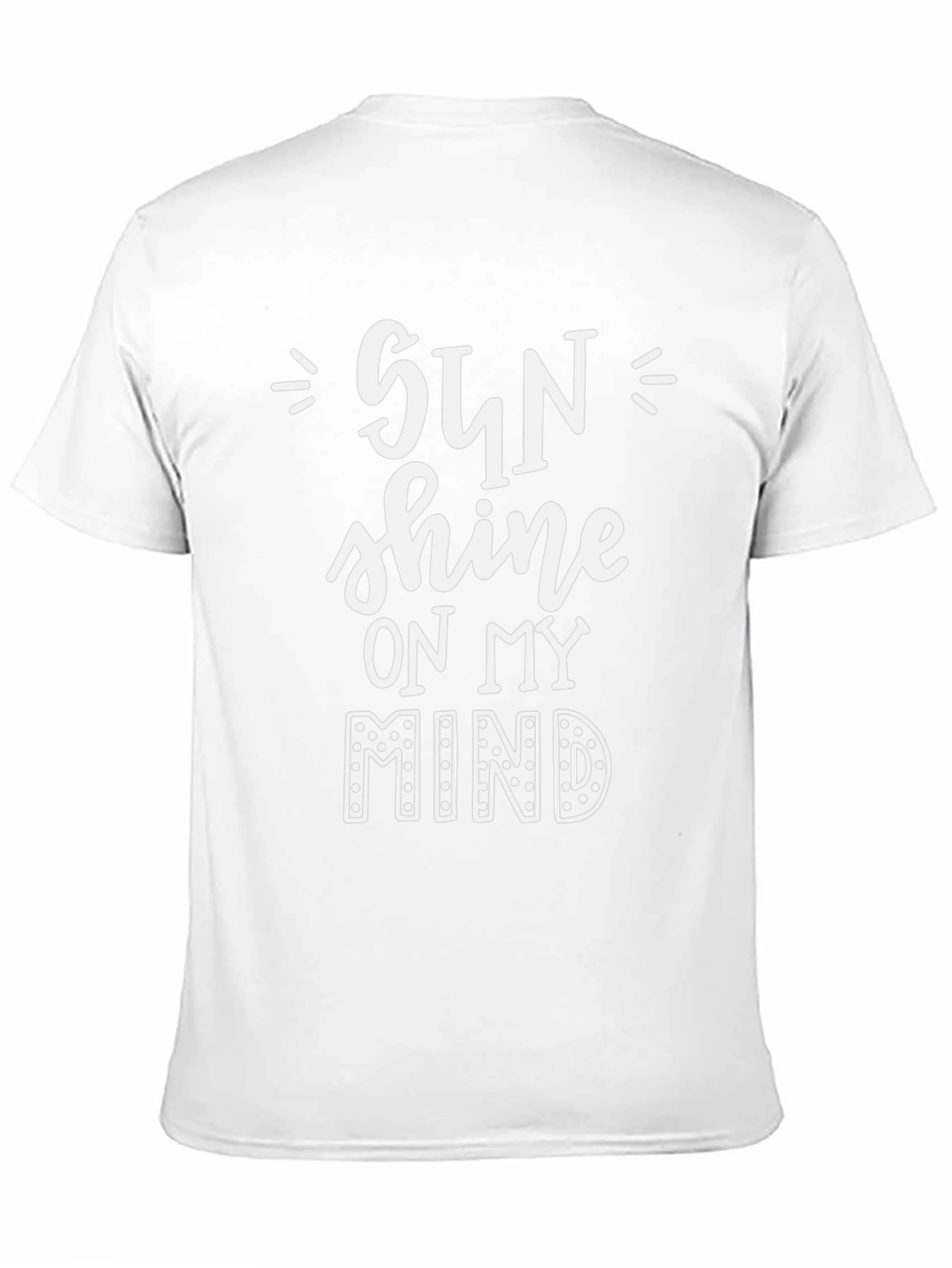Sun Shine on My Mind Graphic Tee - Black