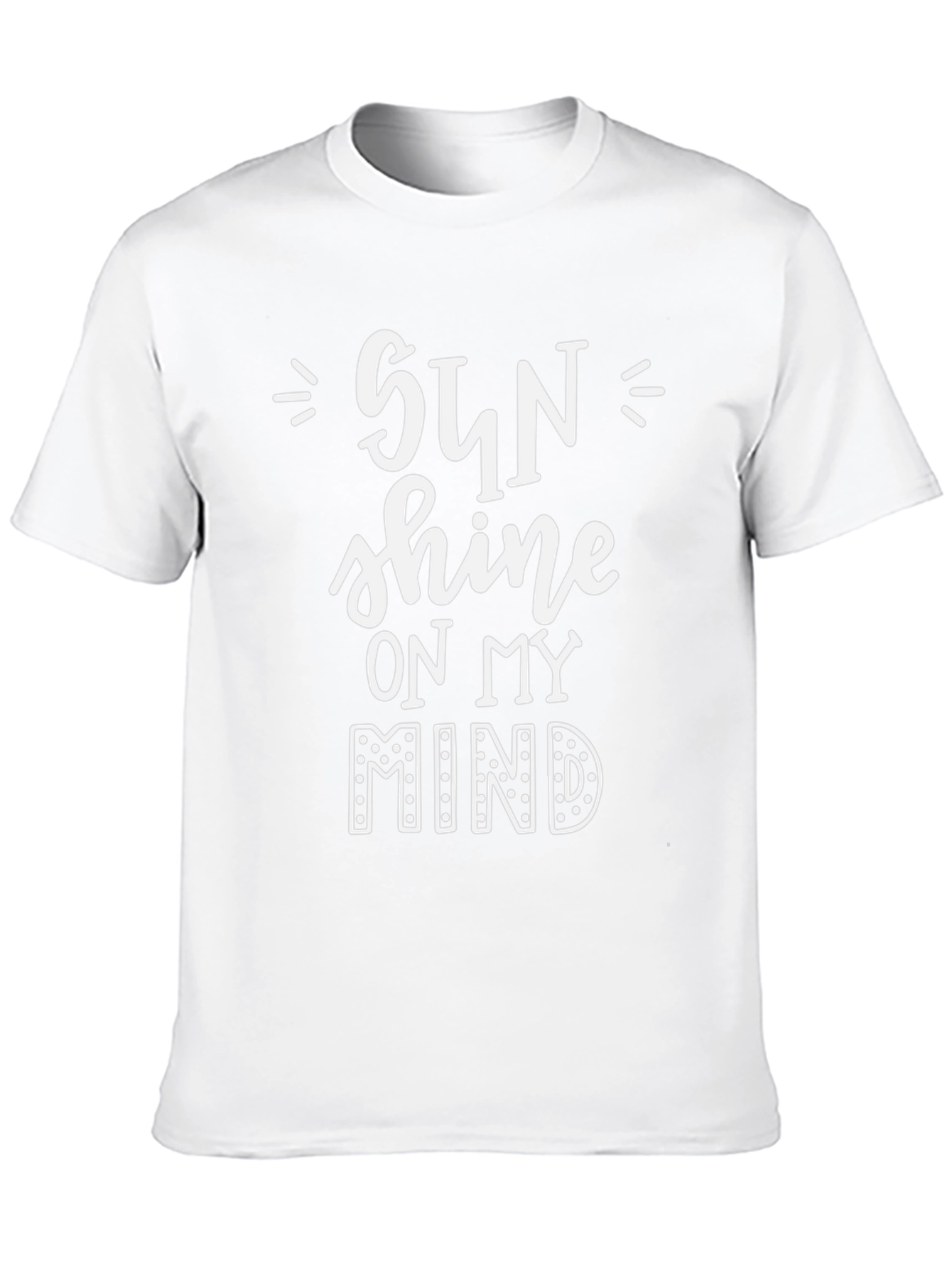 Sun Shine on My Mind Graphic Tee - Black
