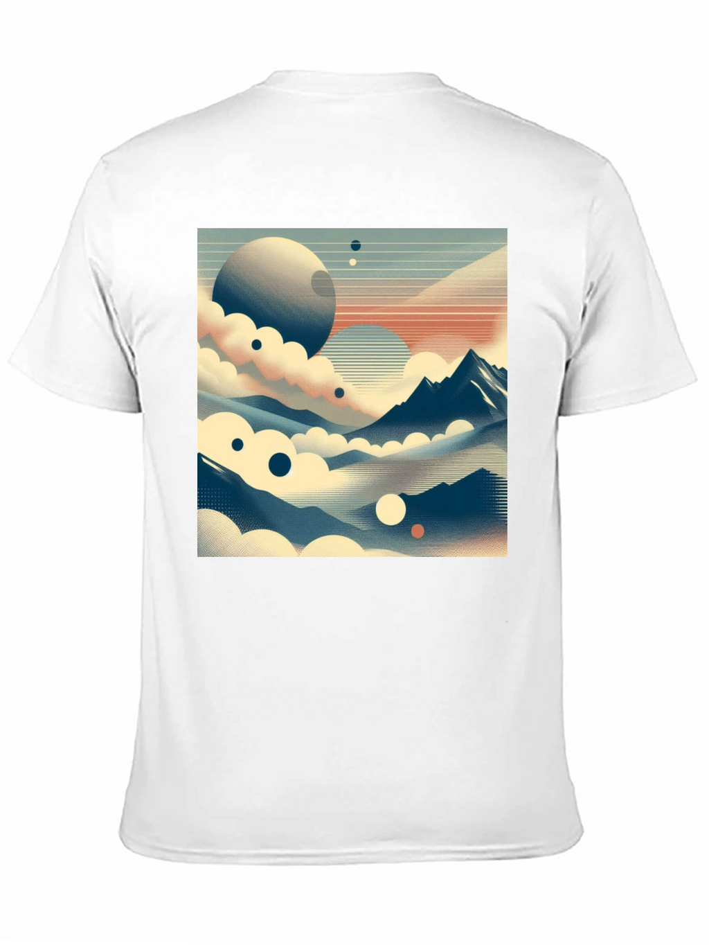 Cosmic Landscape Graphic Tee - Black