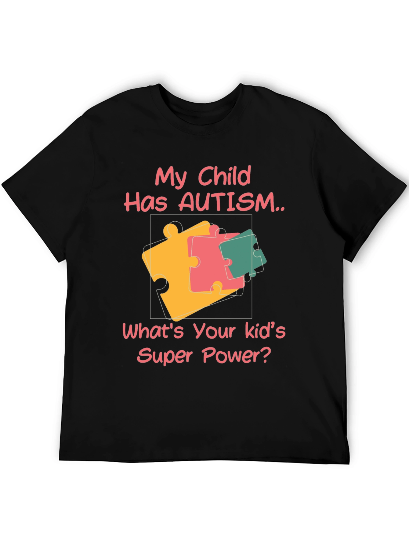 Autism Awareness Puzzle Piece Graphic Tee