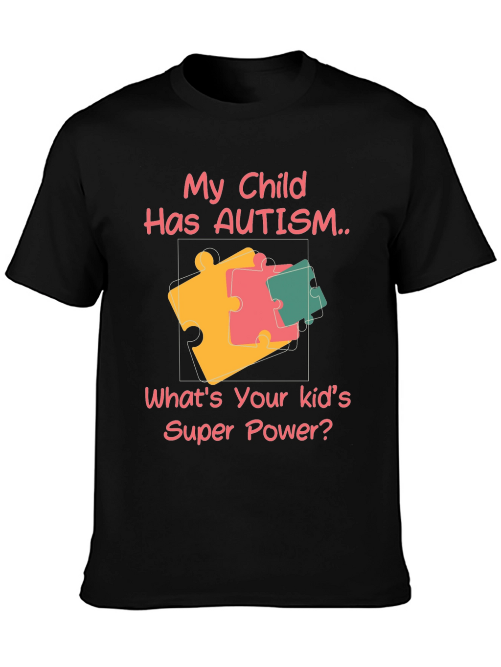 Autism Awareness Puzzle Piece Graphic Tee