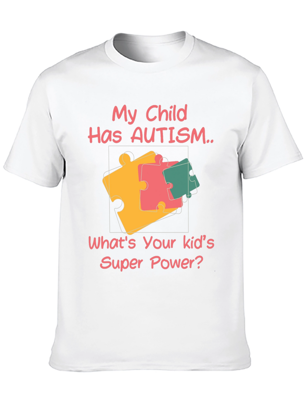 Autism Awareness Puzzle Piece Graphic Tee