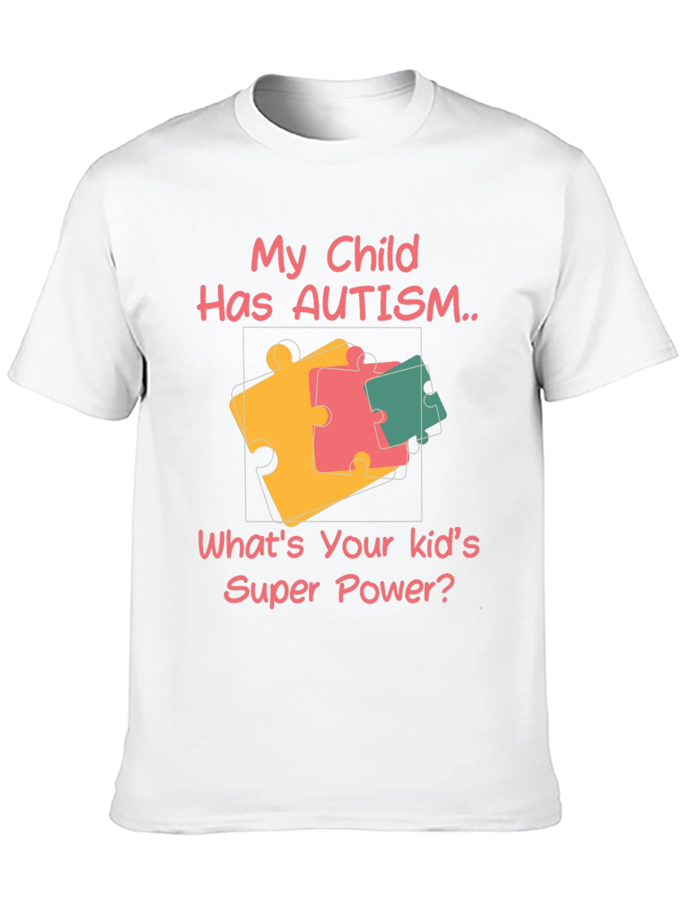 Autism Awareness Puzzle Piece Graphic Tee