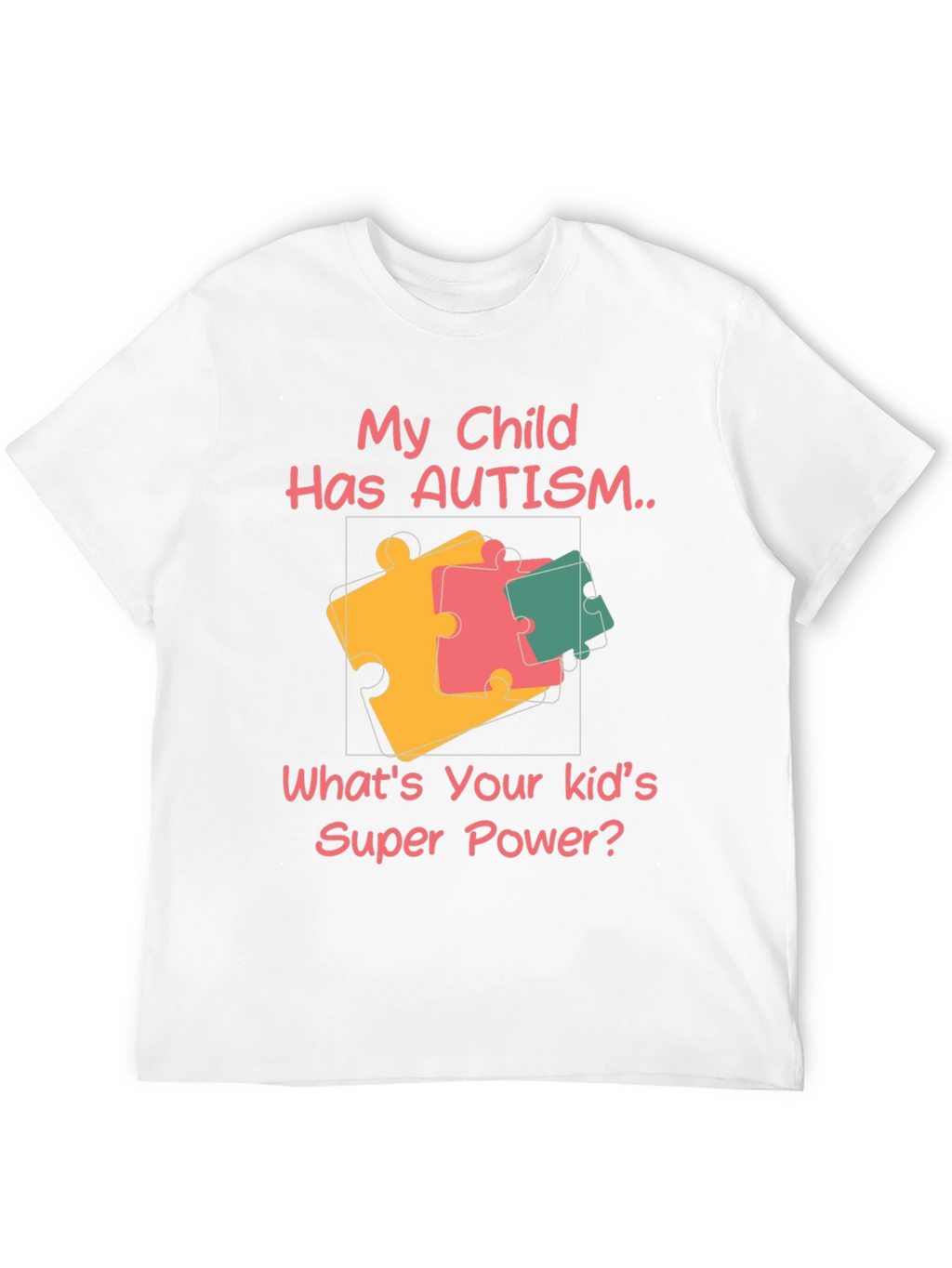 Autism Awareness Puzzle Piece Graphic Tee