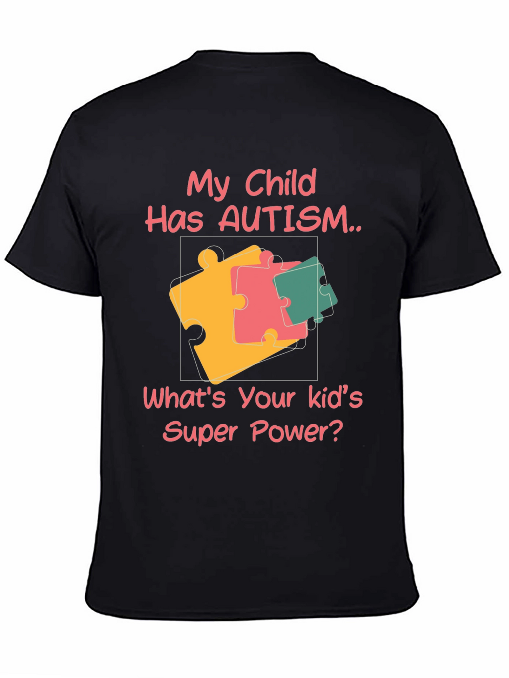 Autism Awareness Puzzle Piece Graphic Tee