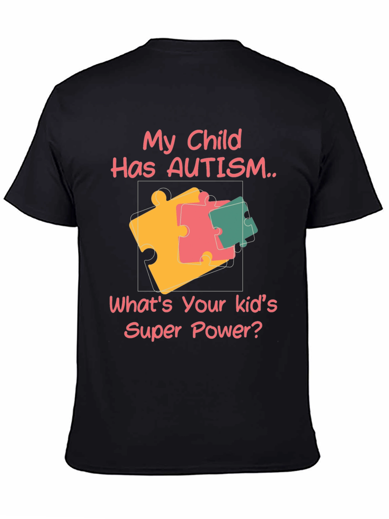 Autism Awareness Puzzle Piece Graphic Tee