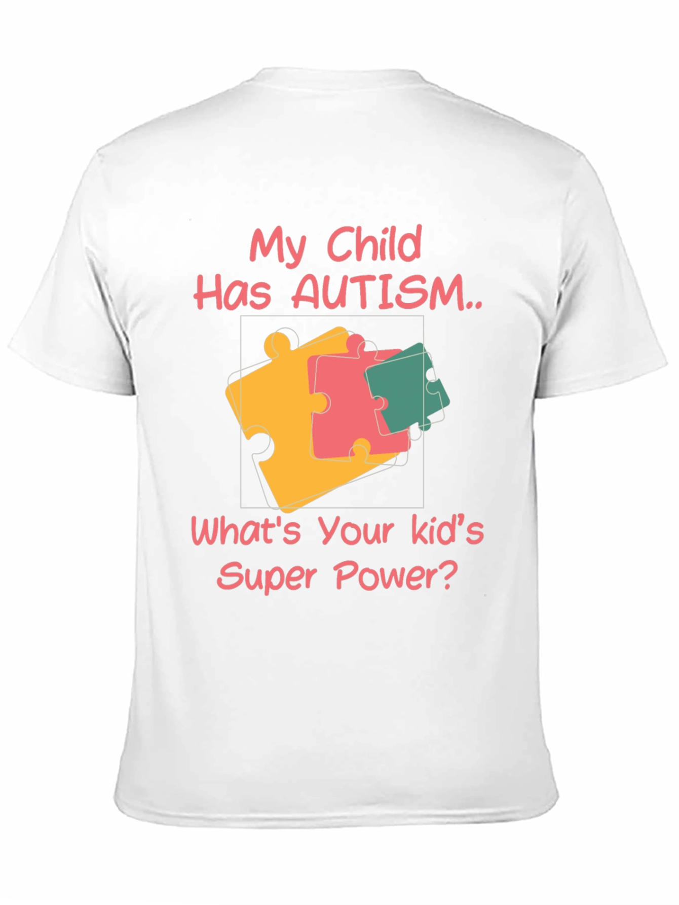 Autism Awareness Puzzle Piece Graphic Tee