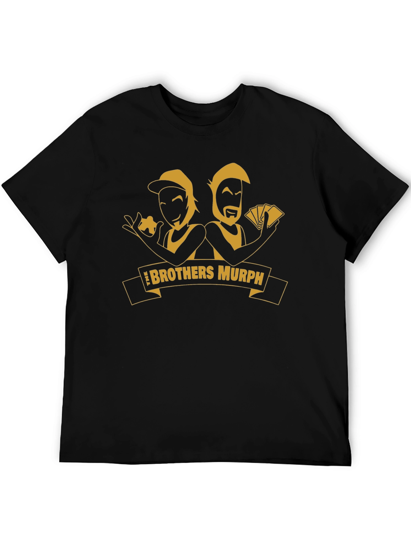 Brothers Murph Graphic Tee - Black Cotton T-Shirt