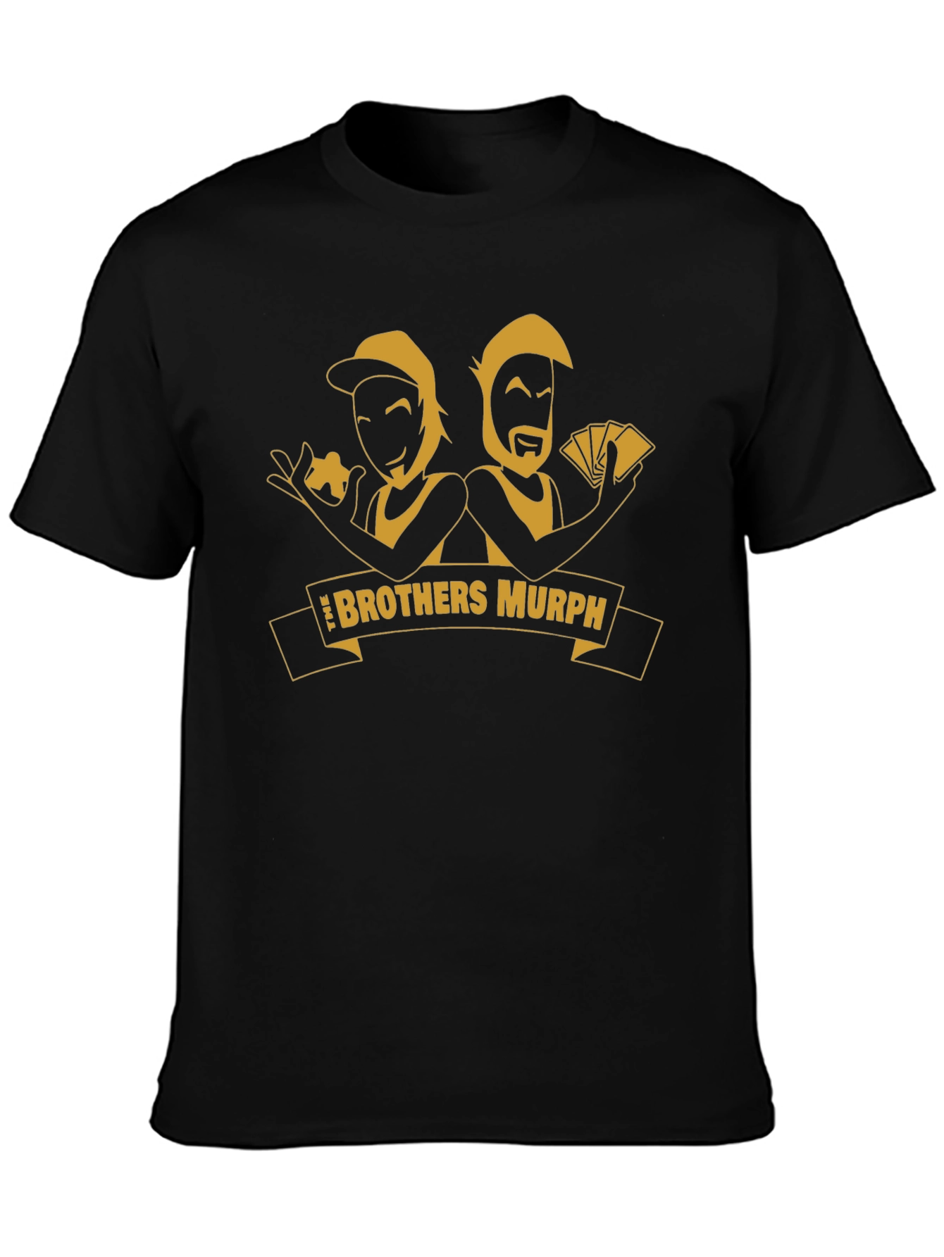 Brothers Murph Graphic Tee - Black Cotton T-Shirt