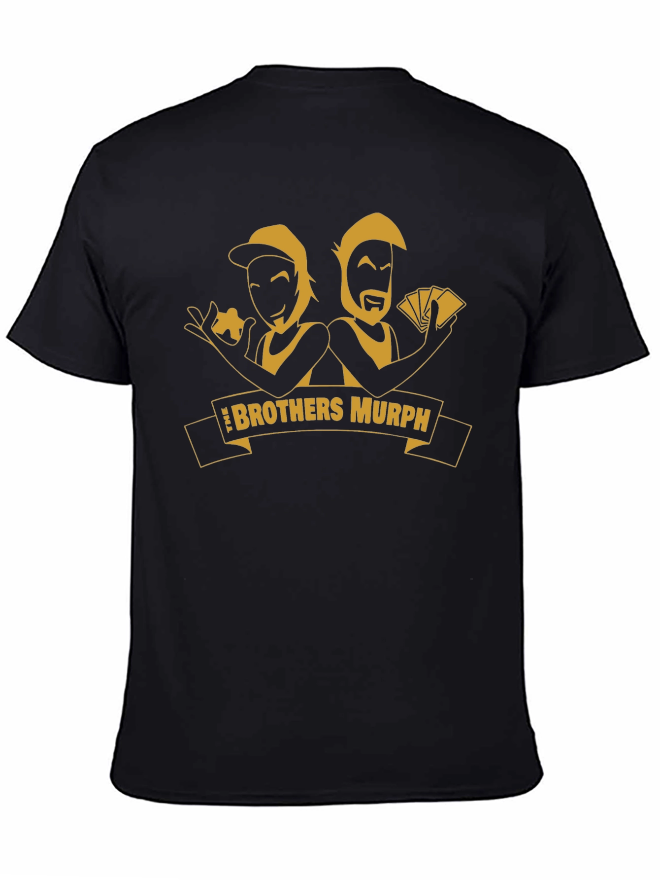 Brothers Murph Graphic Tee - Black Cotton T-Shirt