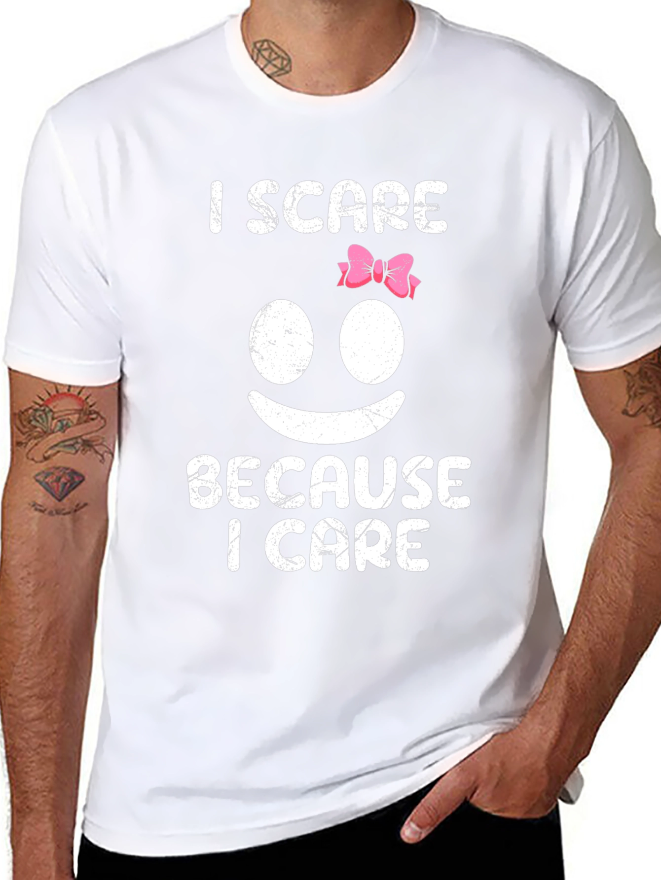 I Scare Because I Care Graphic T-Shirt