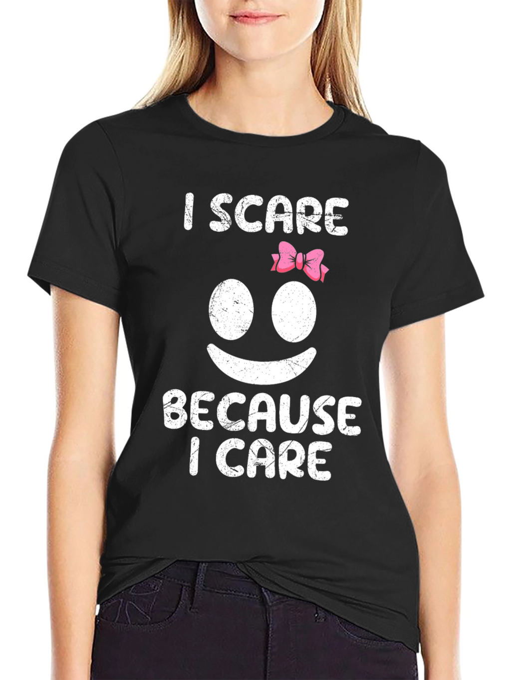 I Scare Because I Care Graphic T-Shirt