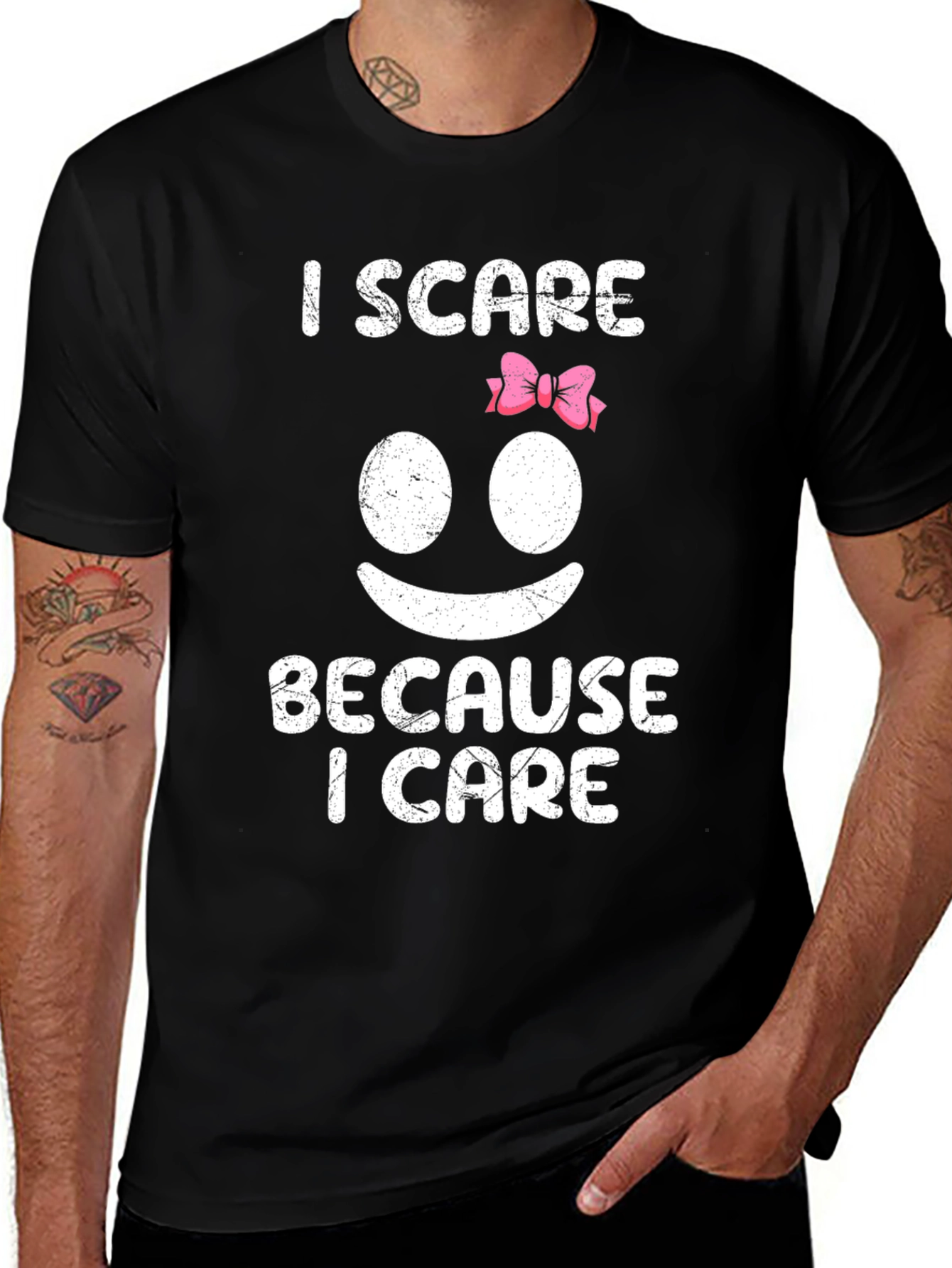 I Scare Because I Care Graphic T-Shirt