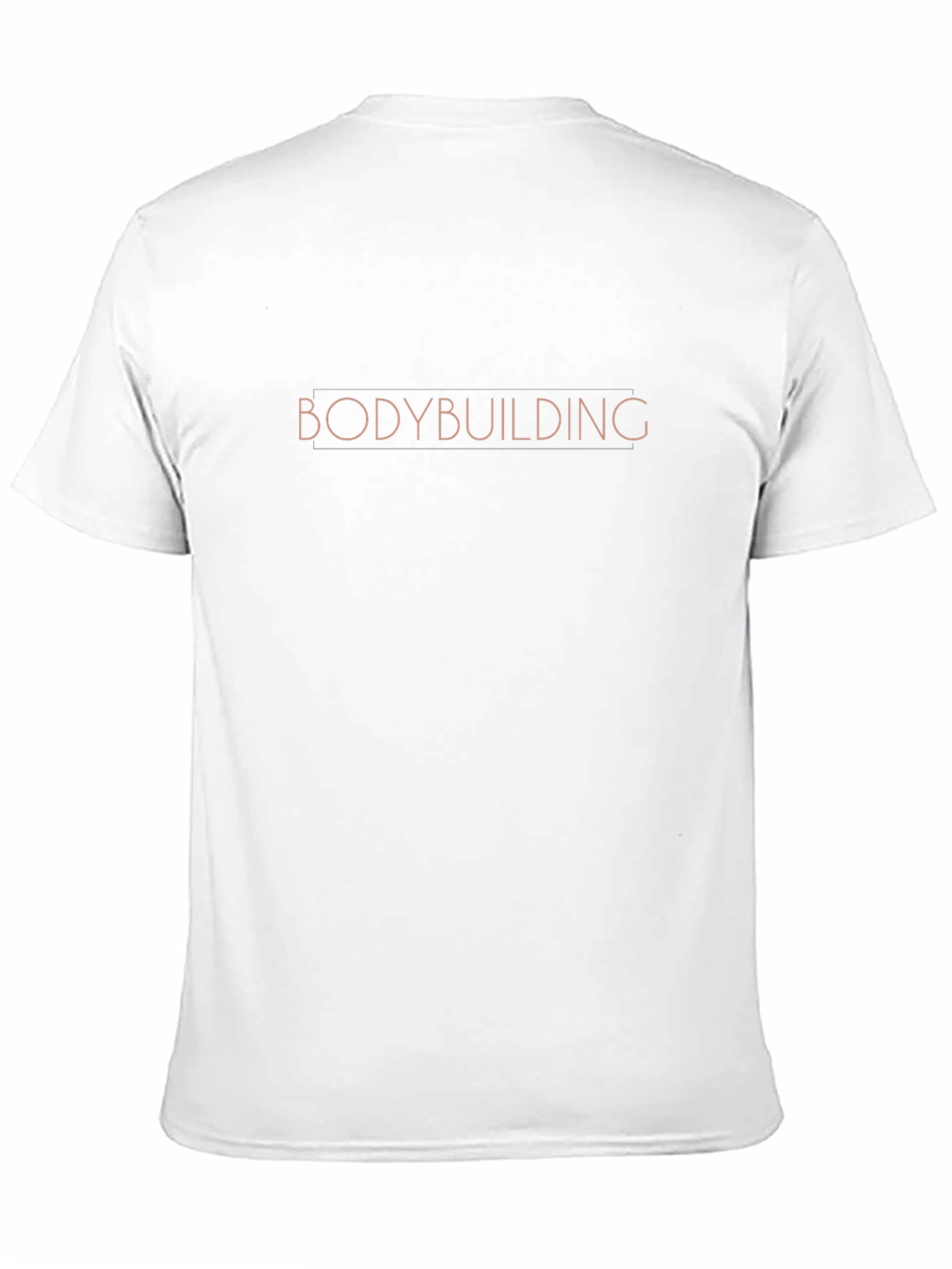 Bodybuilding Graphic Tee - Black Cotton T-Shirt