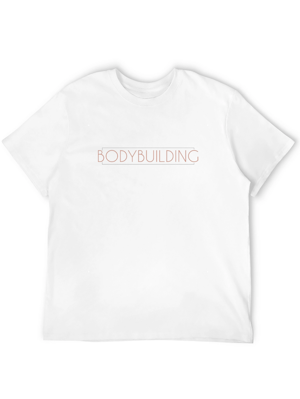 Bodybuilding Graphic Tee - Black Cotton T-Shirt