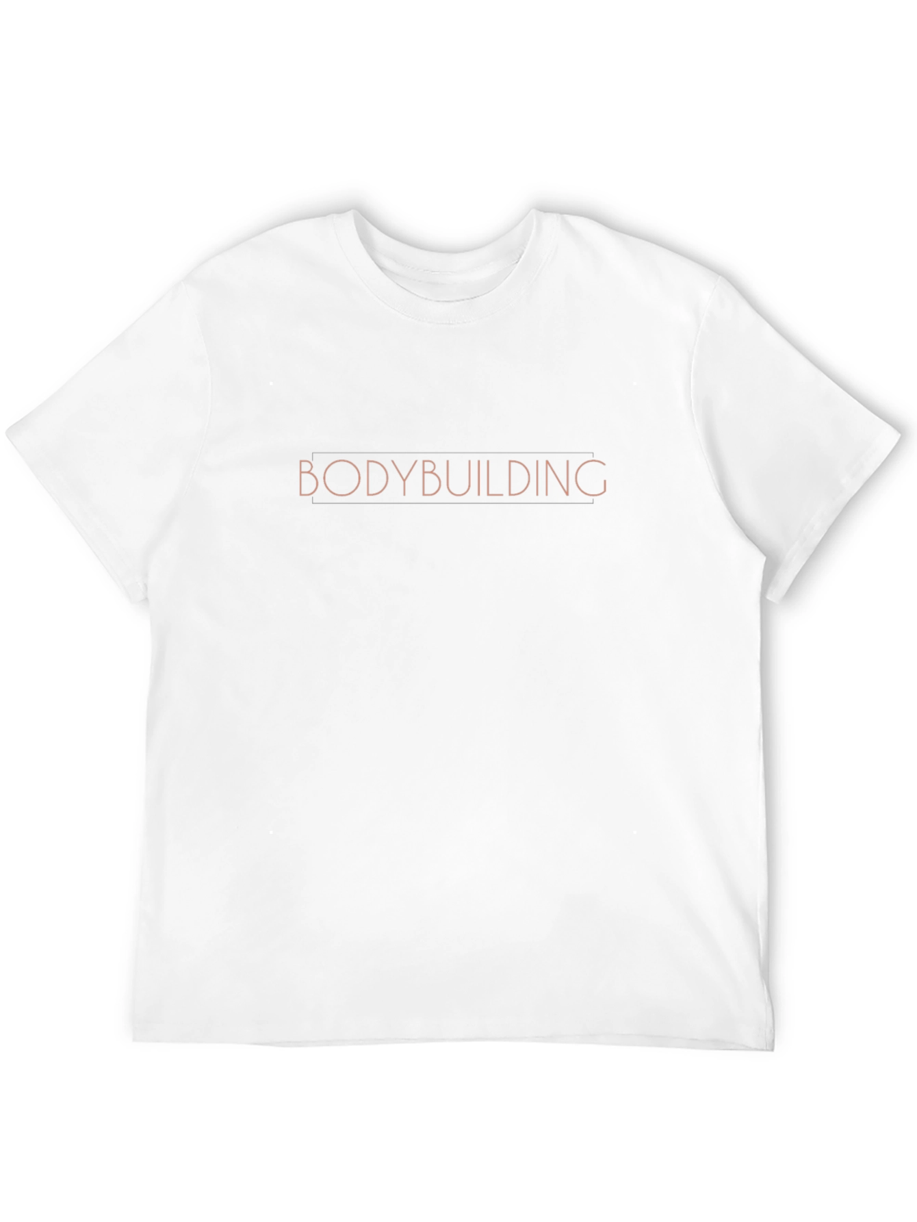 Bodybuilding Graphic Tee - Black Cotton T-Shirt