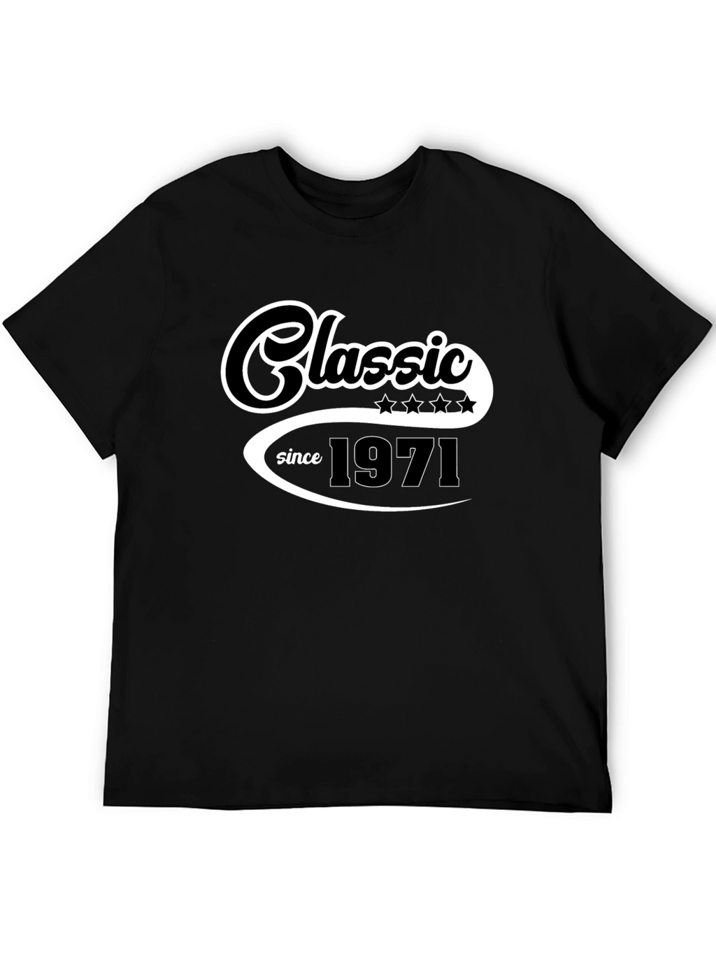 Classic Since 1971 Black T-Shirt