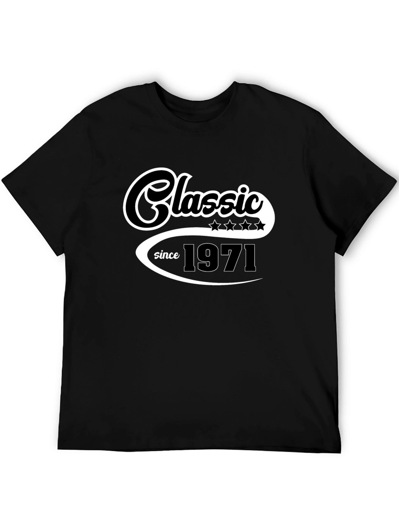 Classic Since 1971 Black T-Shirt